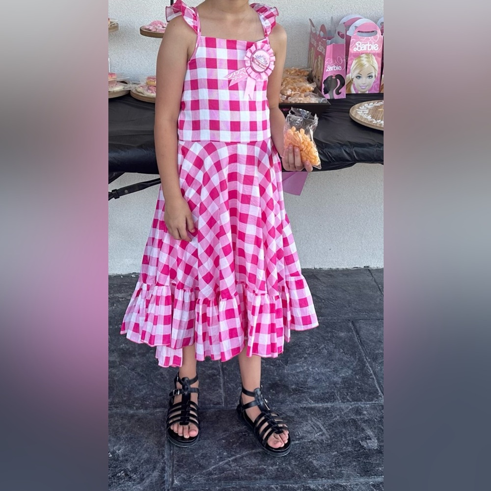 Beautiful barbie inspired dress